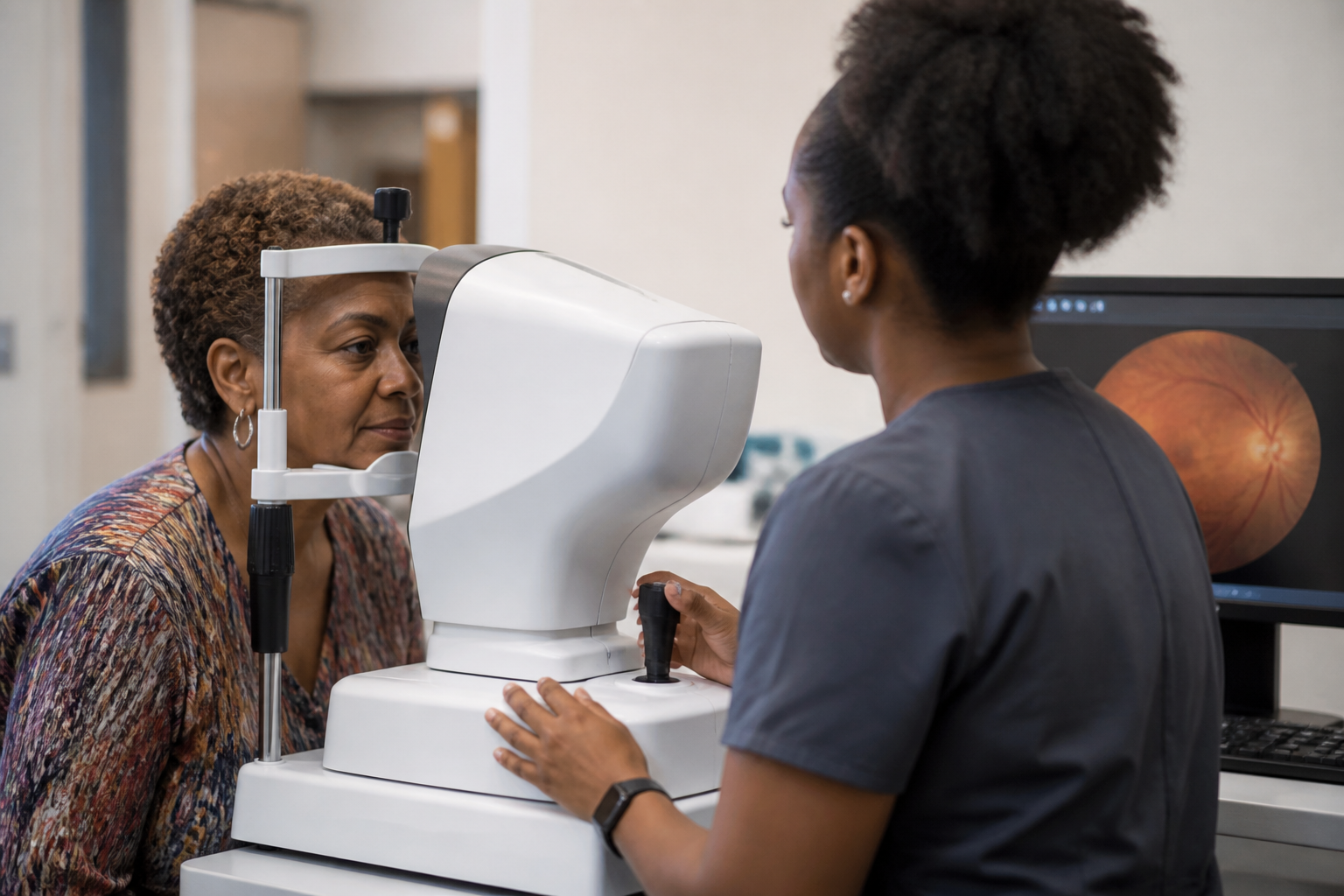 AI Screening Tools Help Close Disparity Gap in Diabetic Vision Loss for Black Adults
