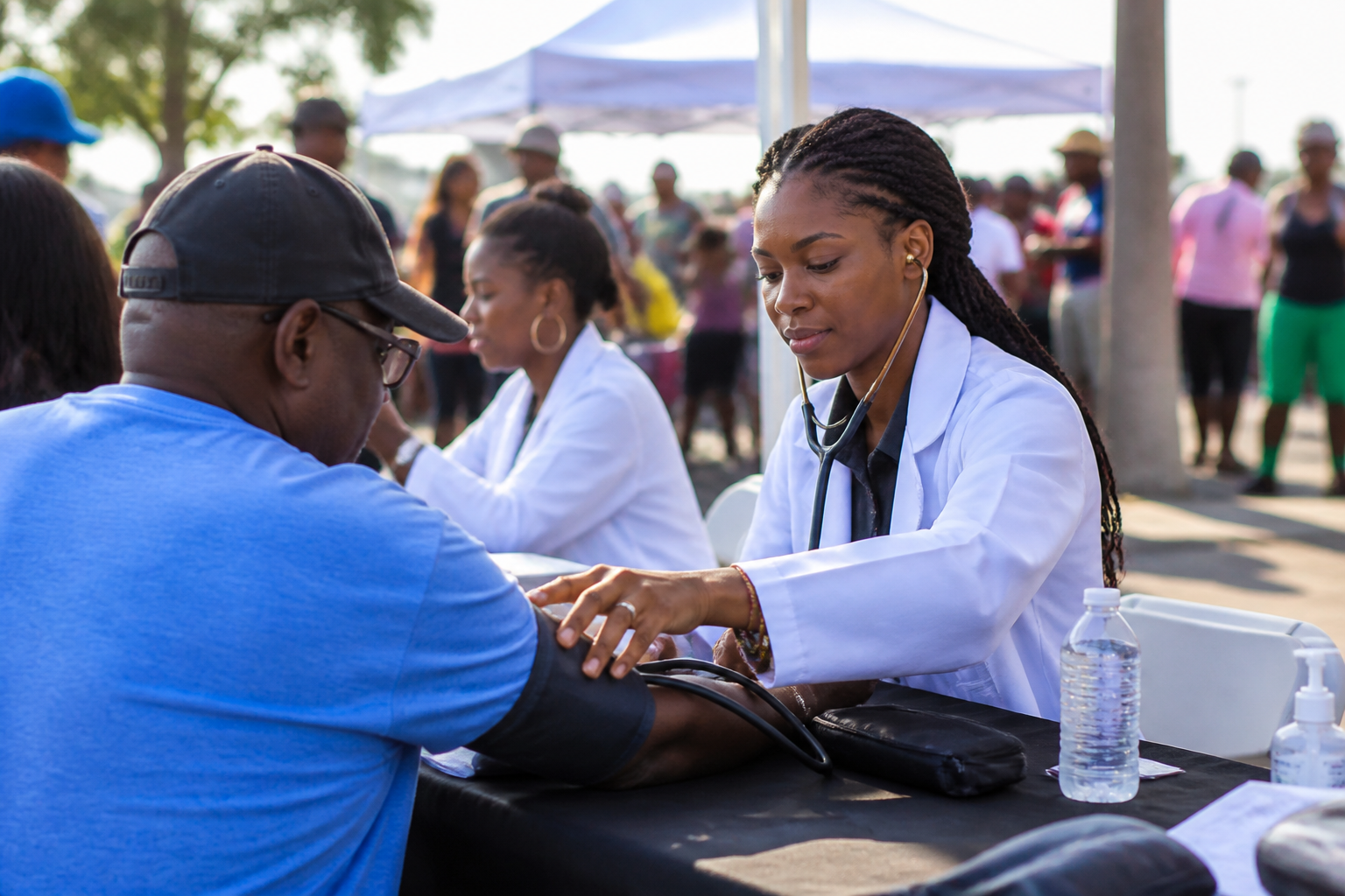 CDU Students Bring Health Screenings to Los Angeles Neighborhoods During FIFA Fan Festival
