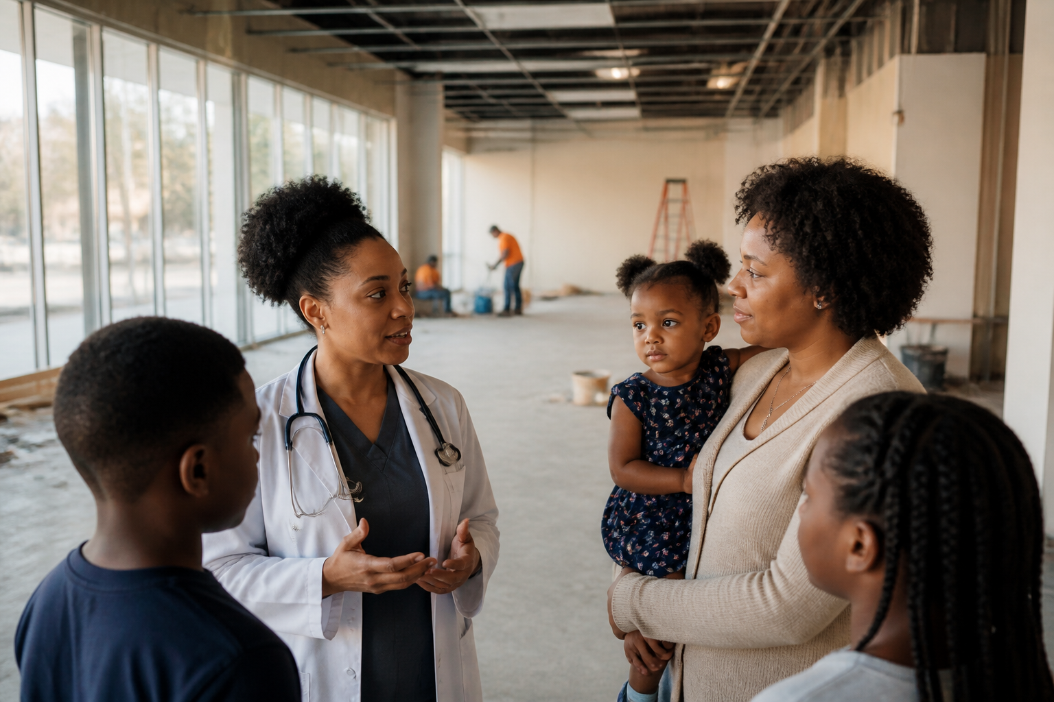 Transforming Vacant Retail into Vital Pediatric Care to Address Health Disparities in Southern Dallas